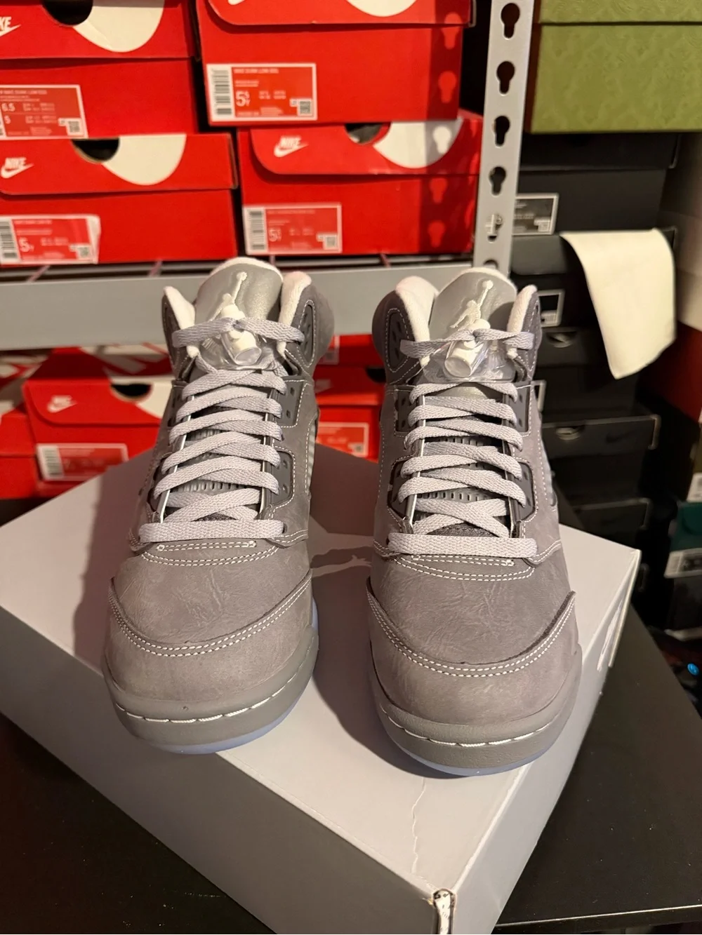 Air Jordan 5 Wolf Grey GS Size 6y